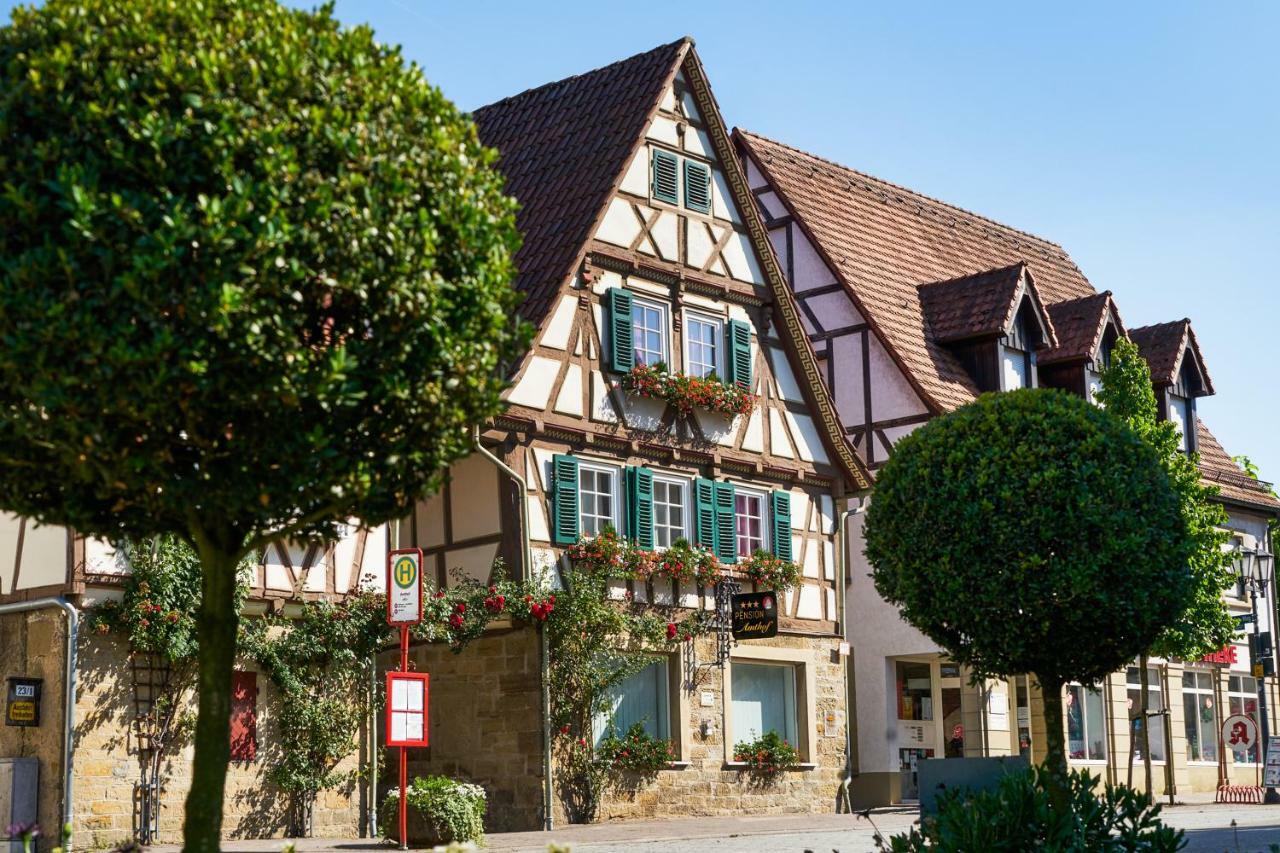 Pension Amthof Oberderdingen Exterior photo